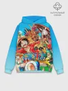 Худи мужской база хлопок / куча мала One Piece