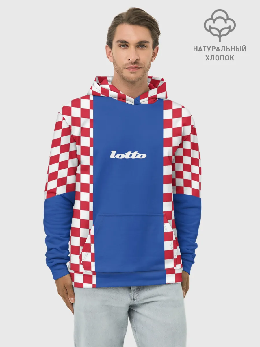 Худи мужской база хлопок / Форма lotto