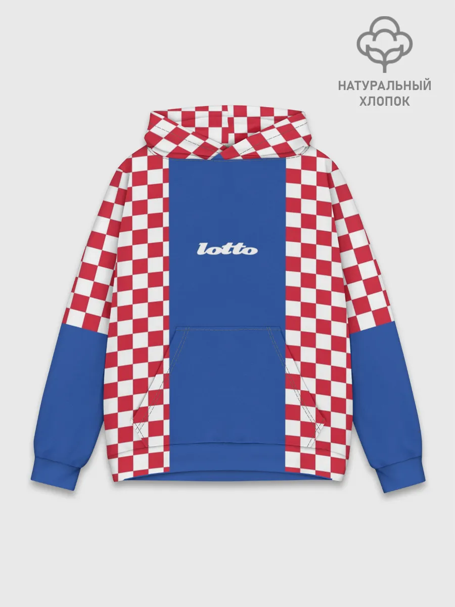 Худи мужской база хлопок / Форма lotto