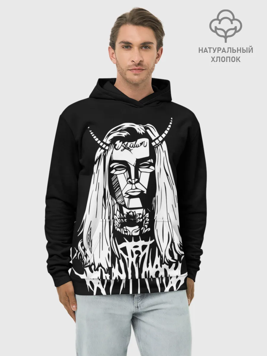 Худи мужской база хлопок / Ghostemane devil