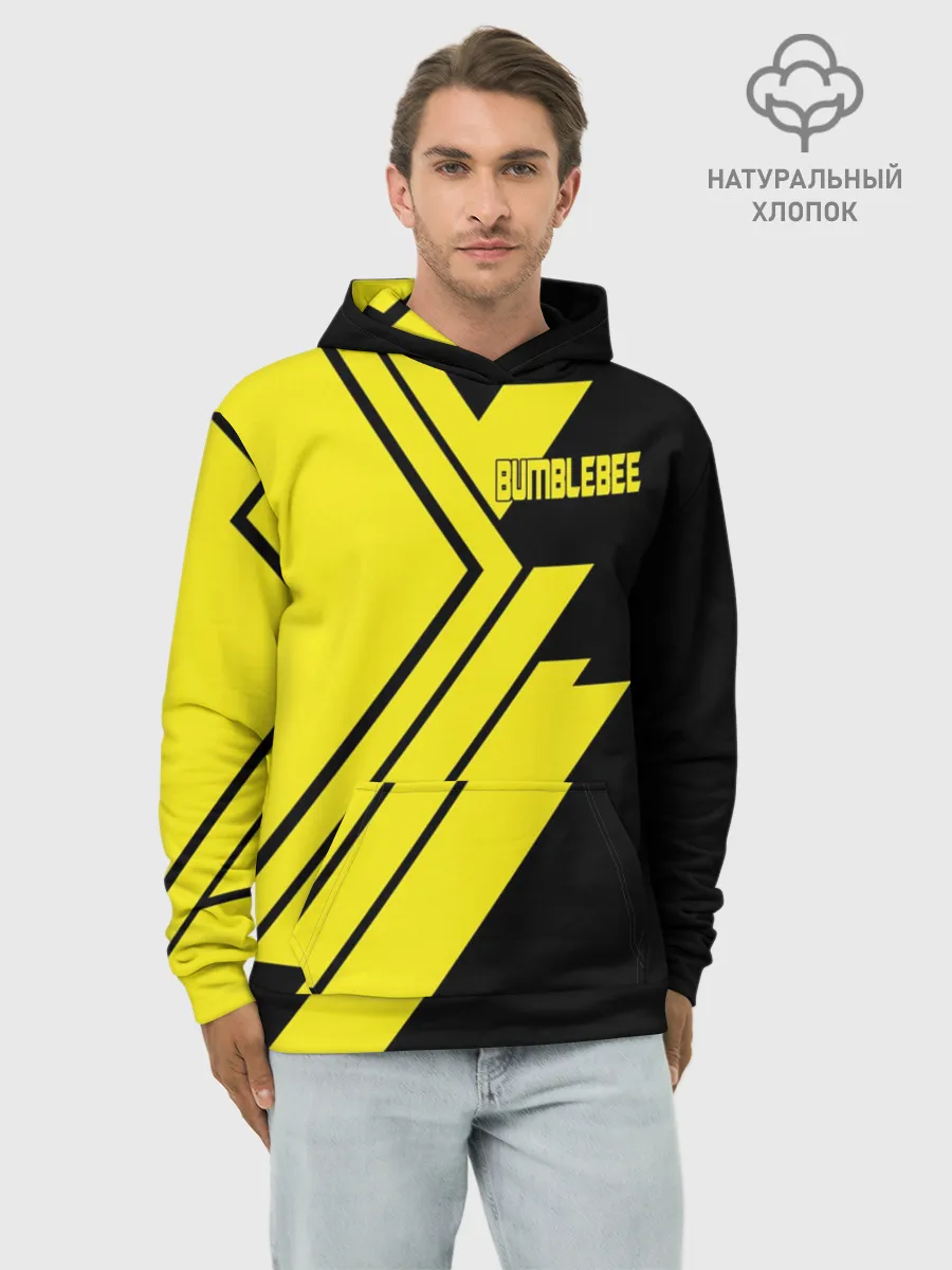 Худи мужской база хлопок / BUMBLEBEE