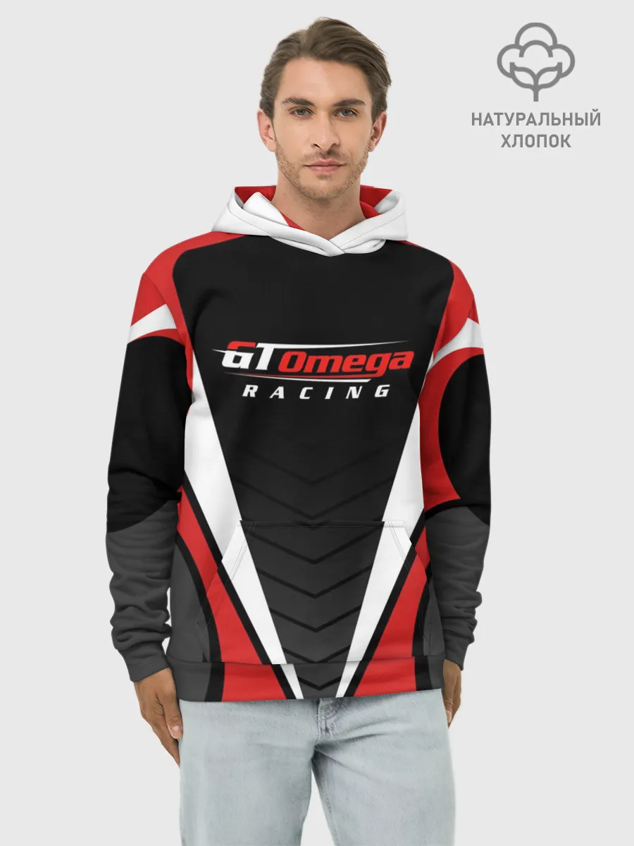 Худи мужской база хлопок / Форма GT Omega