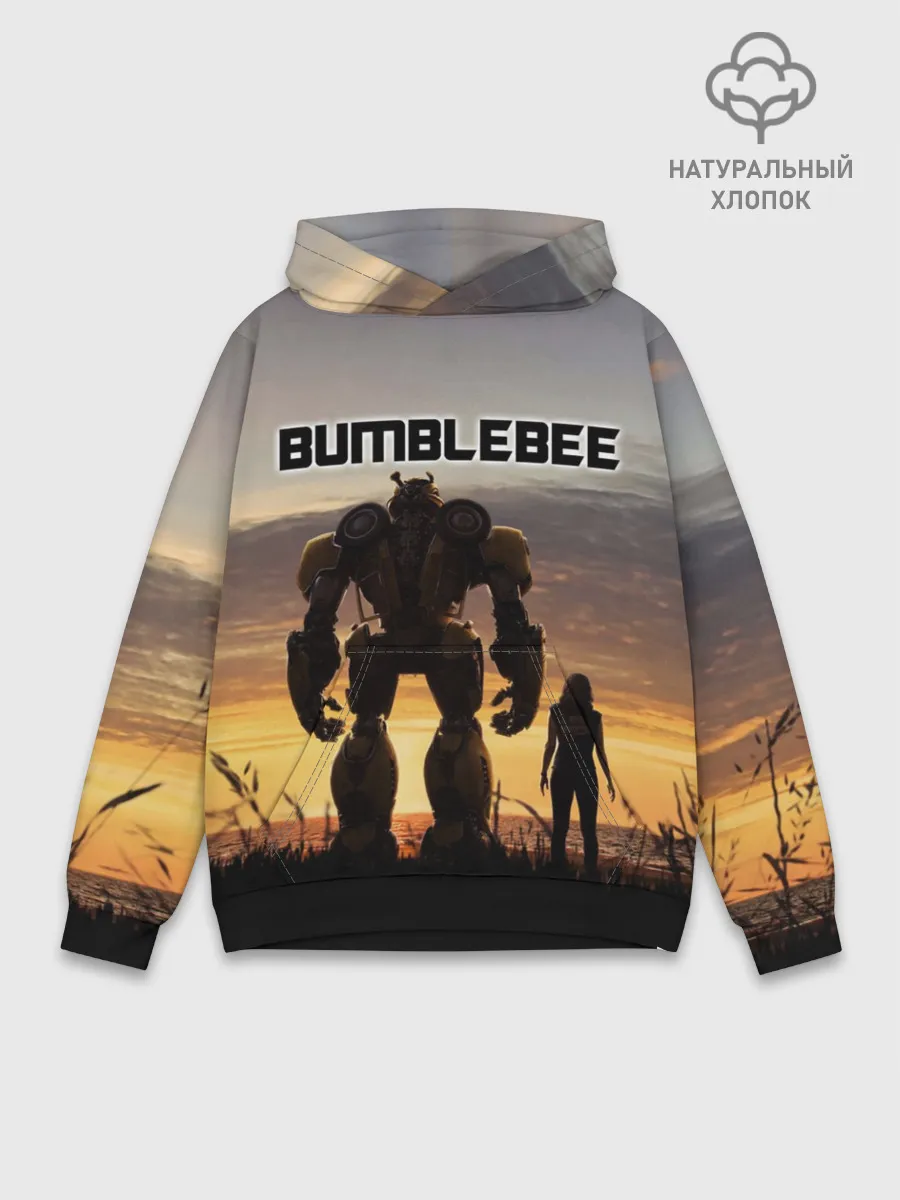 Худи мужской база хлопок / BUMBLEBEE