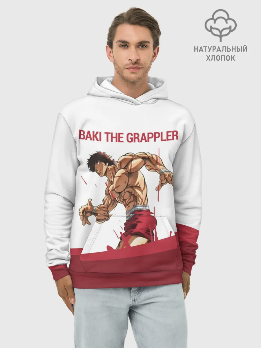 Худи мужской база хлопок / Боец Баки