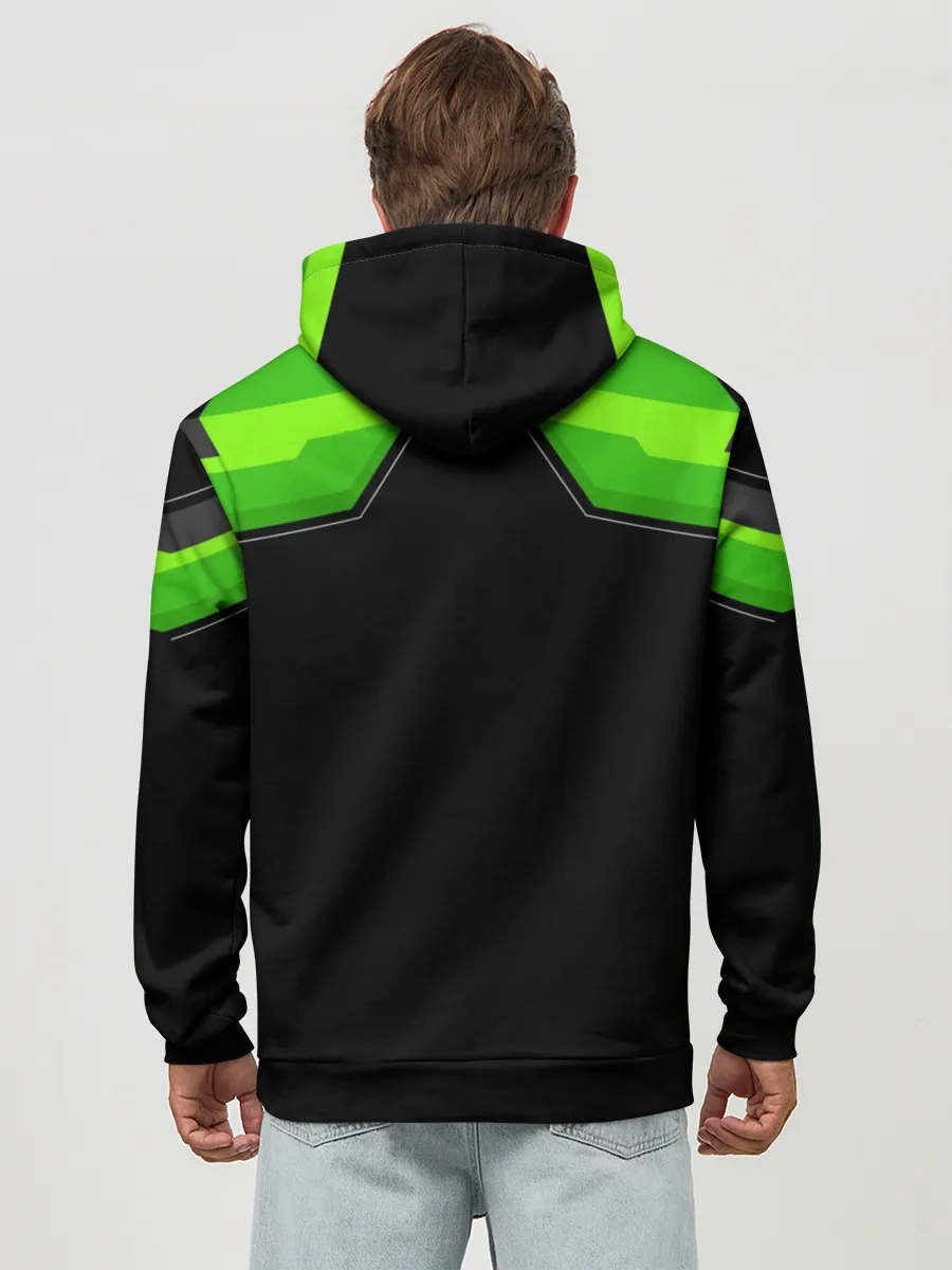 Худи мужской база хлопок / Kawasaki club