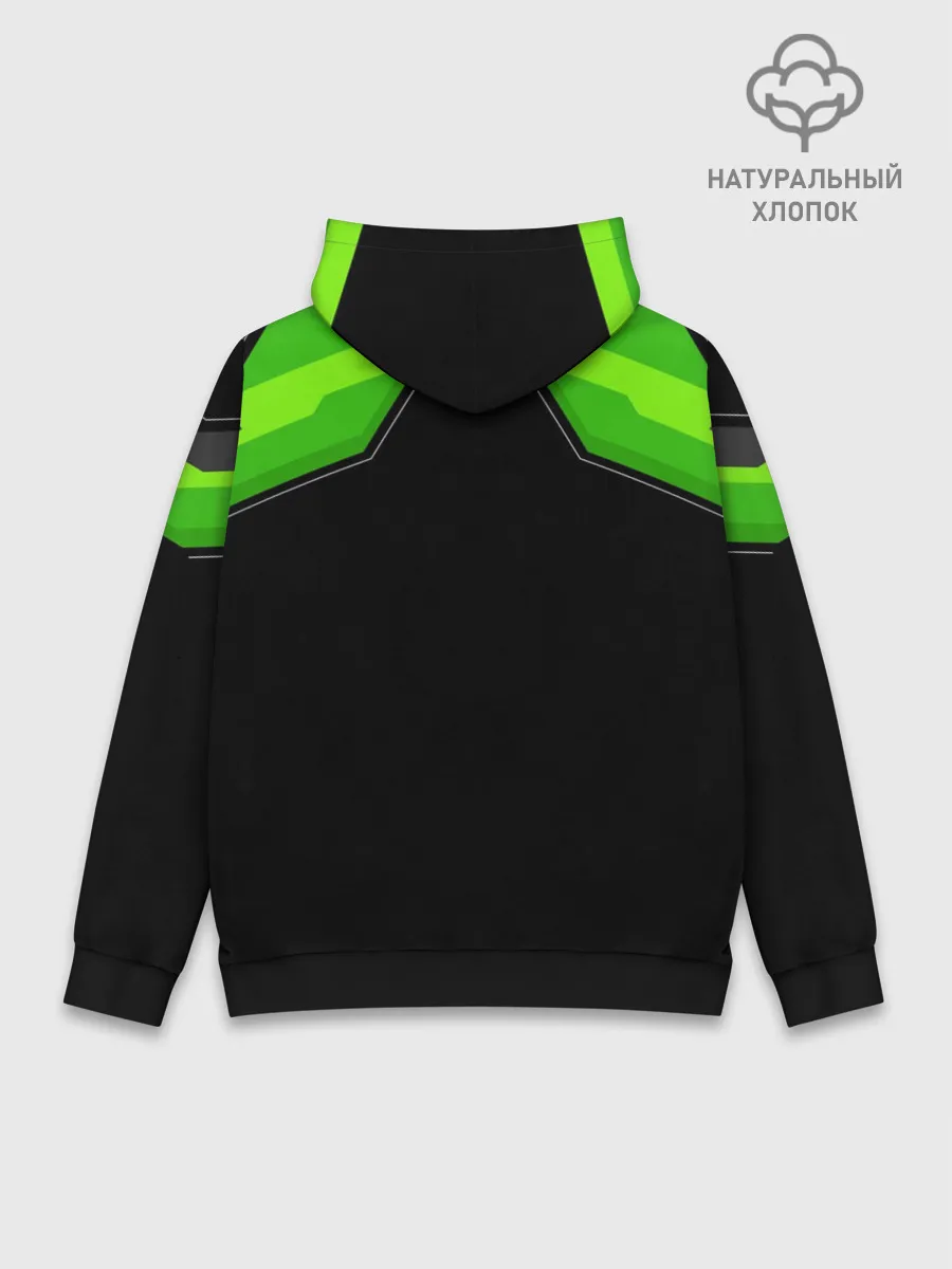 Худи мужской база хлопок / Kawasaki club