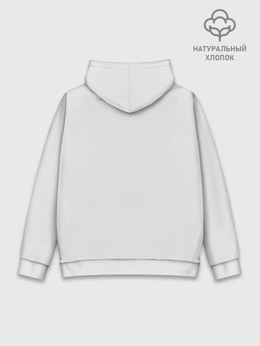 Худи мужской база хлопок / Красивая аниме девушка