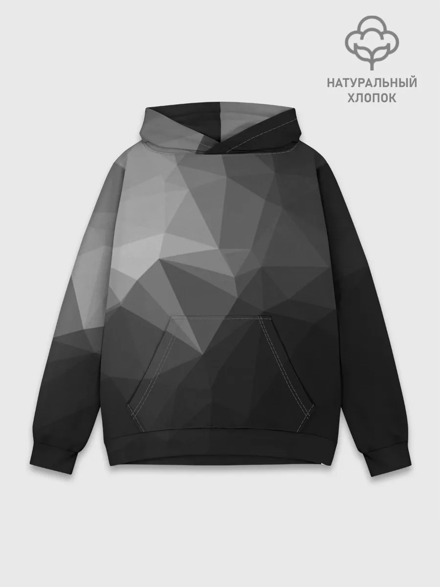 Худи мужской база хлопок / Poly Abstract