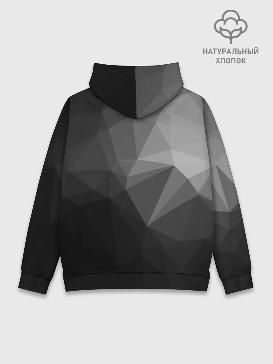 Худи мужской база хлопок / Poly Abstract