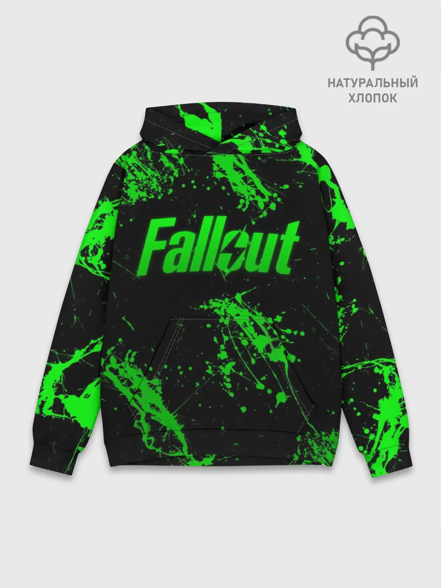 Худи мужской база хлопок / Токсический Fallout 2