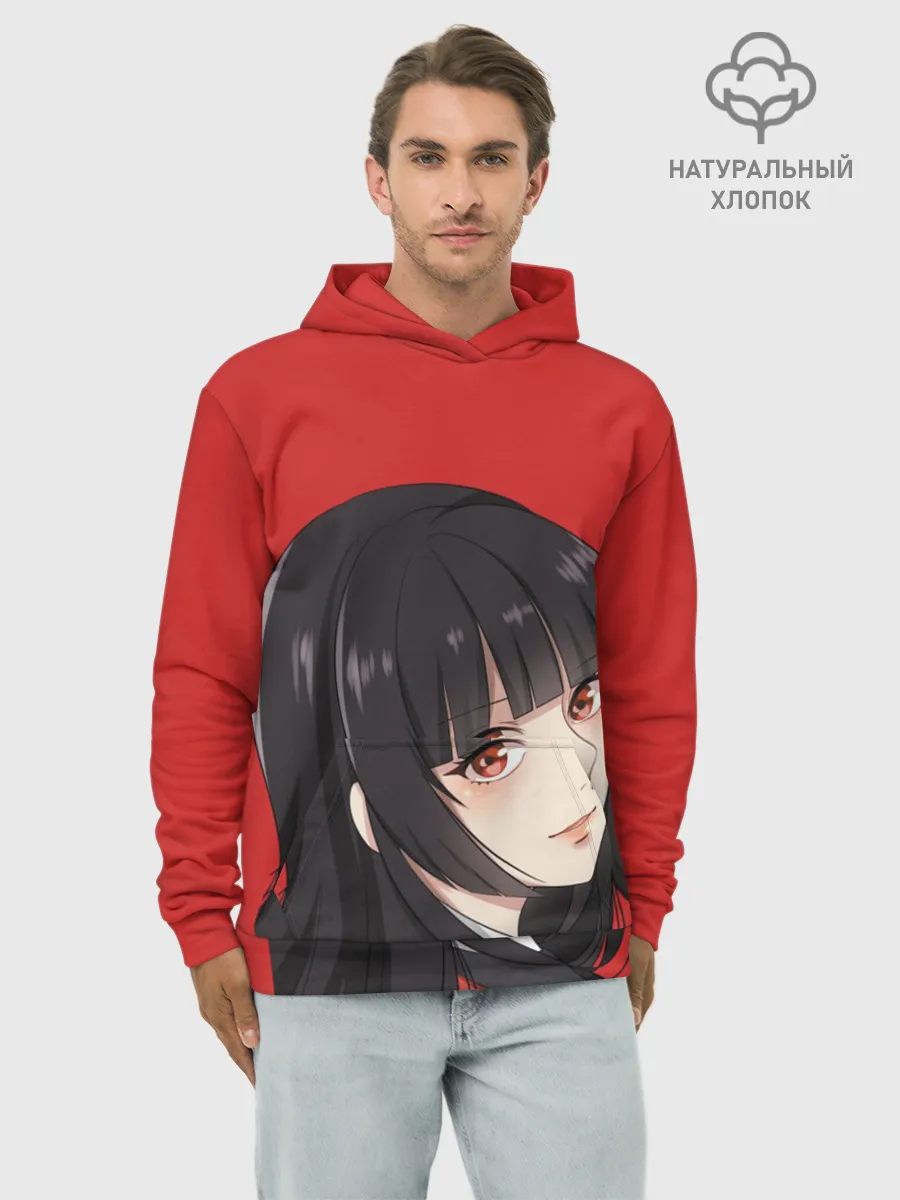 Худи мужской база хлопок / Kakegurui Red