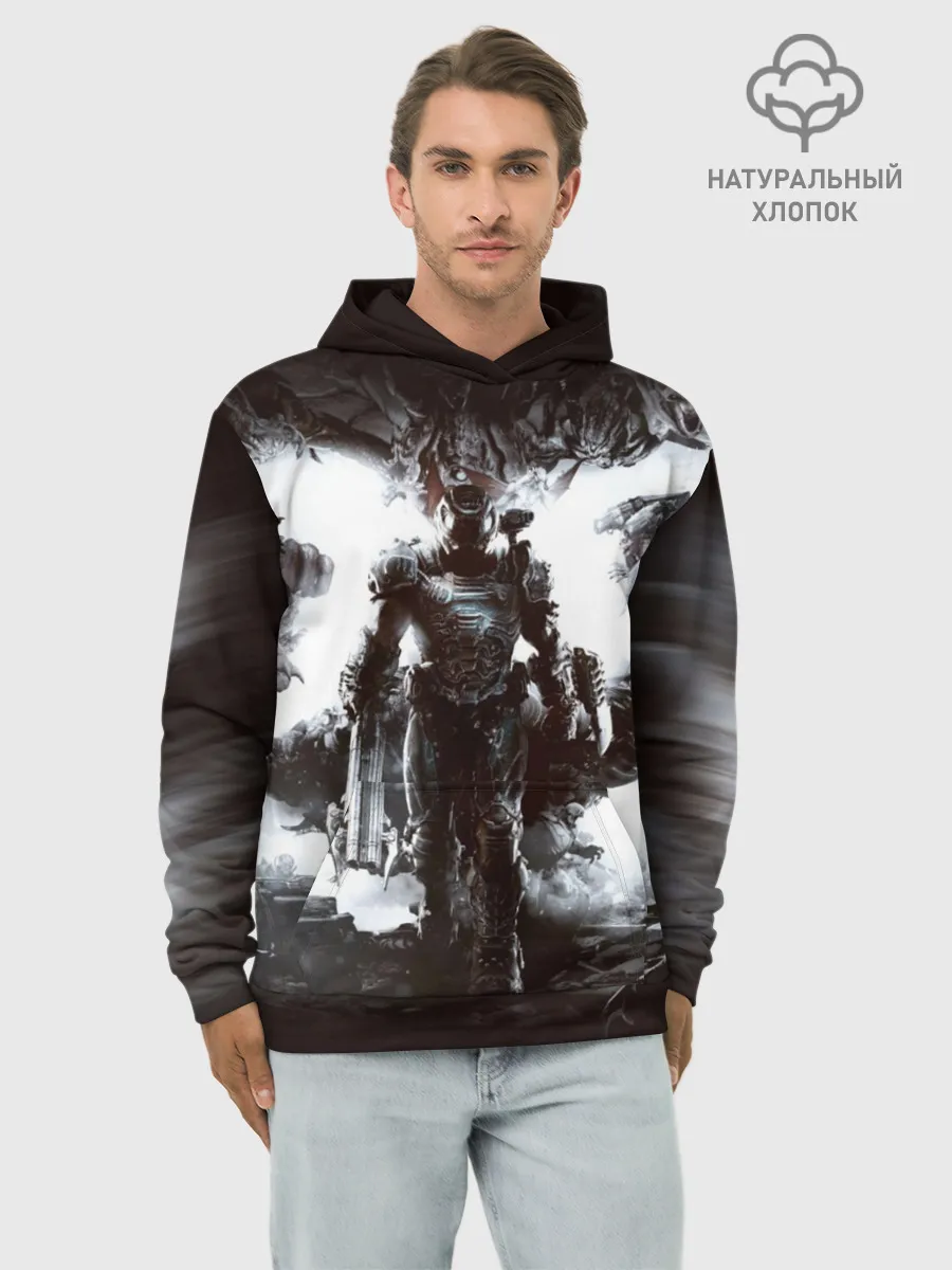 Худи мужской база хлопок / Doom Eternal