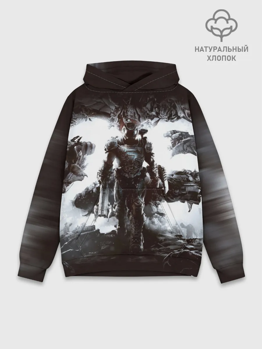 Худи мужской база хлопок / Doom Eternal
