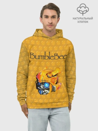 Худи мужской база хлопок / BumbleBee