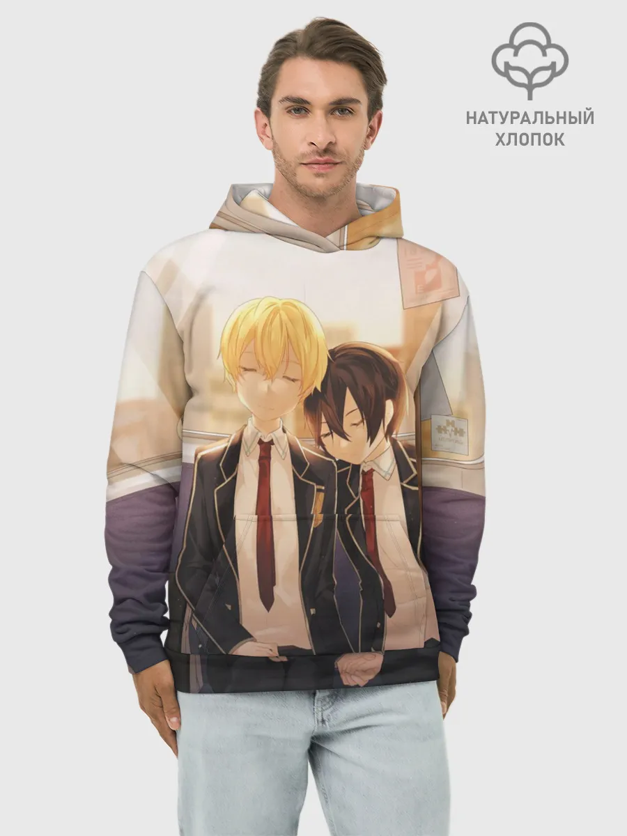 Худи мужской база хлопок / Мастера меча