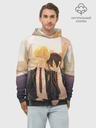 Худи мужской база хлопок / Мастера меча