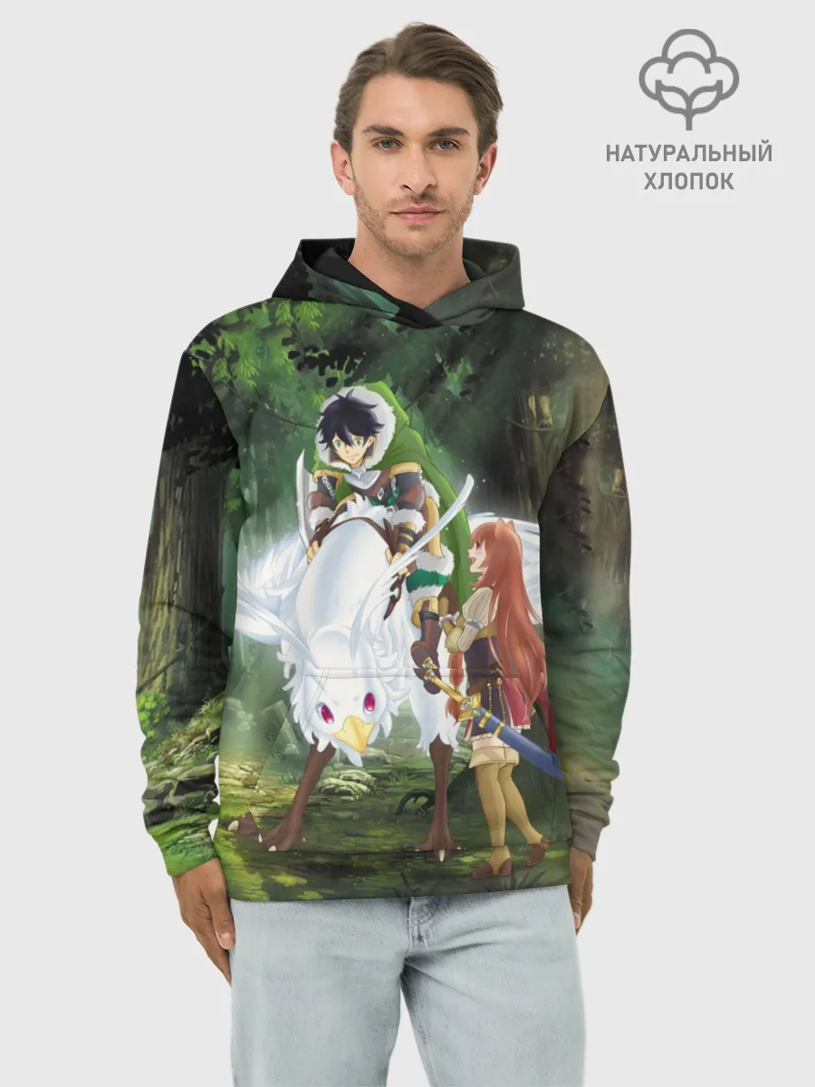 Худи мужской база хлопок / The Rising of the Shield Hero