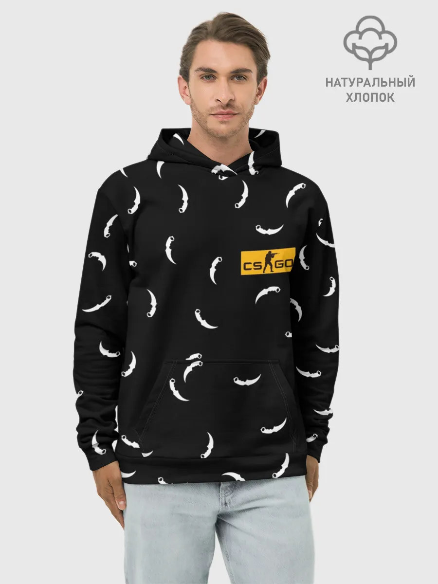 Худи мужской база хлопок / CS GO