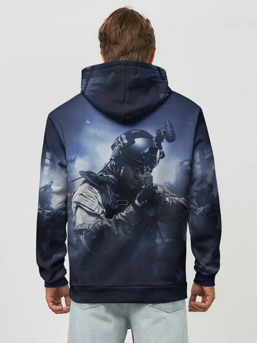 Худи мужской база хлопок / Counter Strike