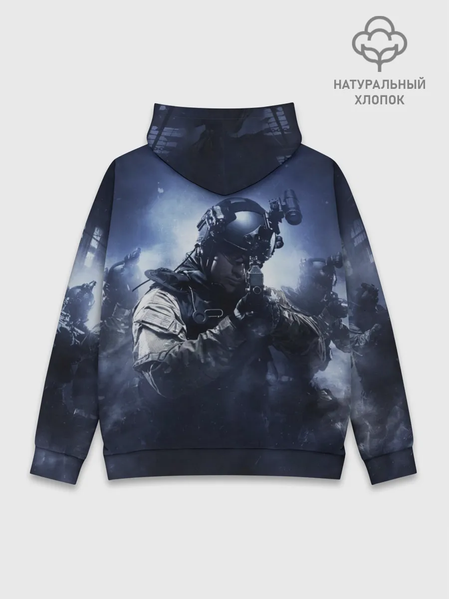 Худи мужской база хлопок / Counter Strike