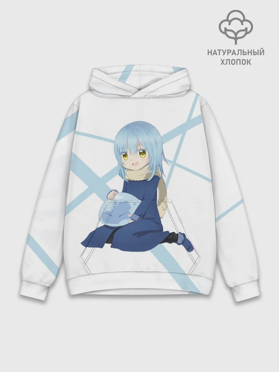 Худи мужской база хлопок / О моём перерождении в слизь