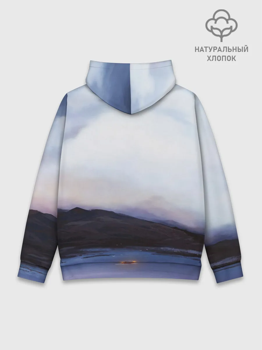 Худи мужской база хлопок / DEATH STRANDING