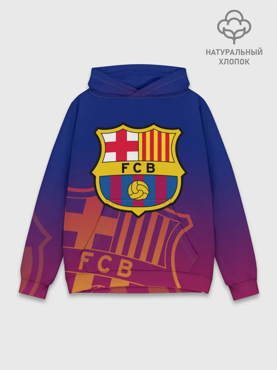 Худи мужской база хлопок / Барселона