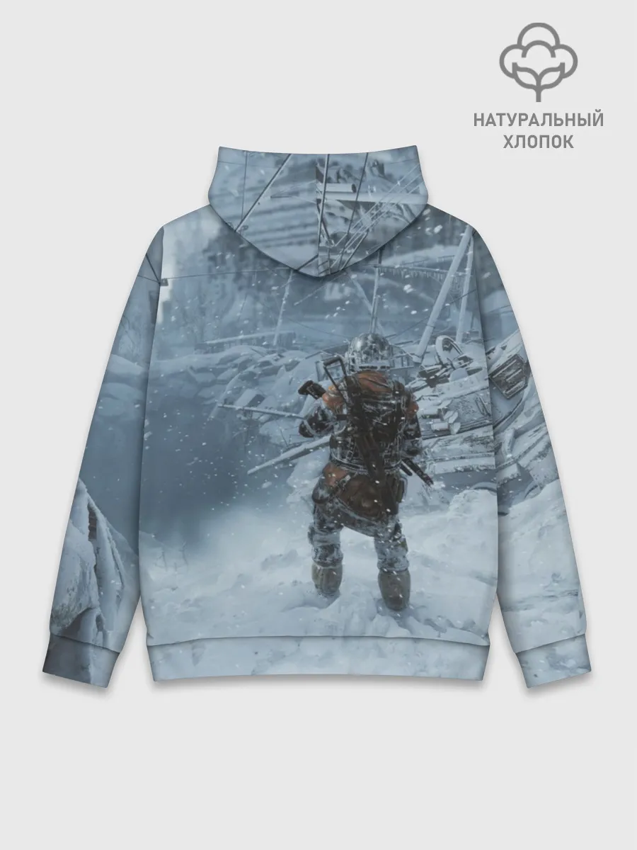 Худи мужской база хлопок / Метро Исход