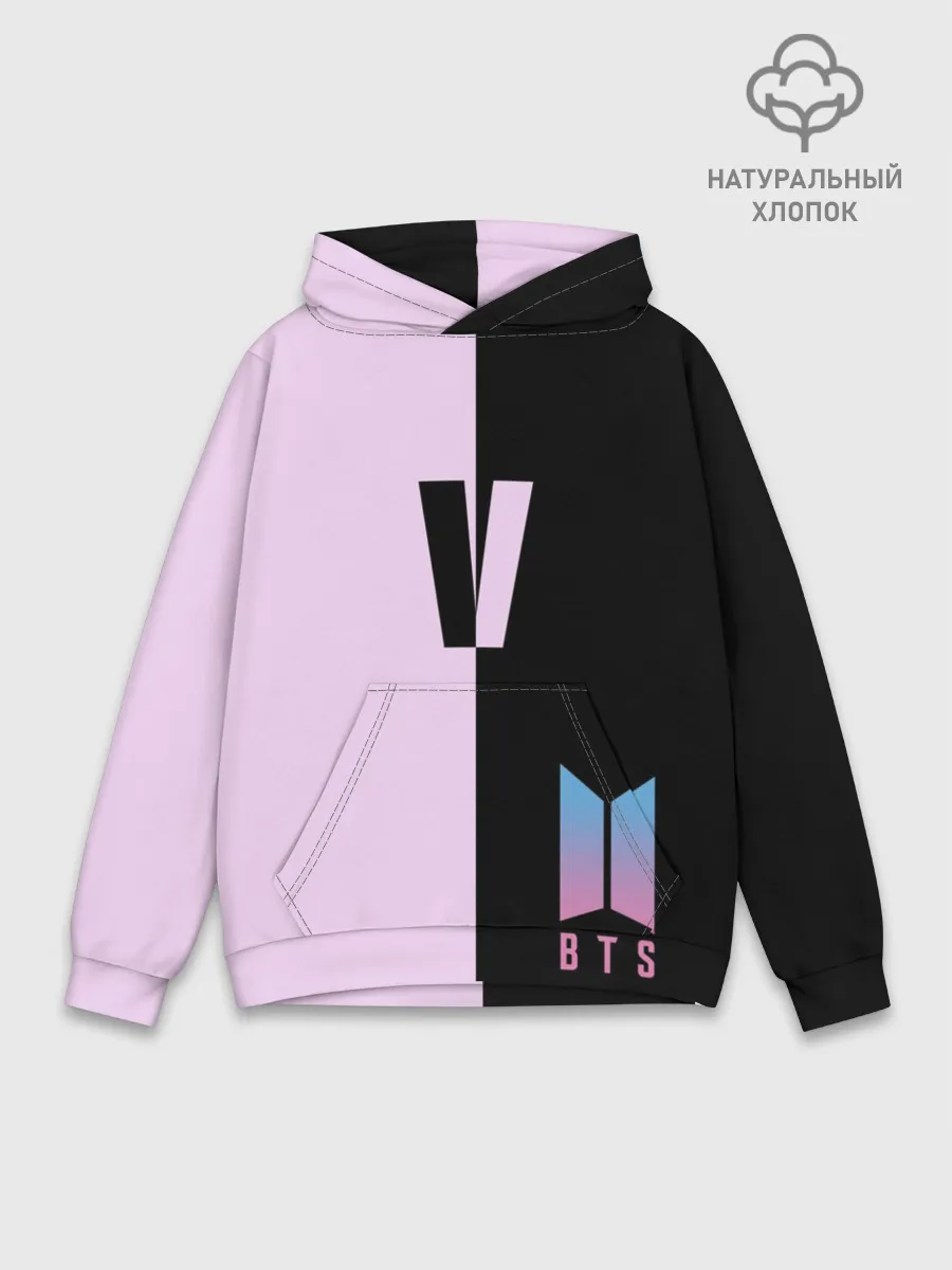 Худи мужской база хлопок / BTS V