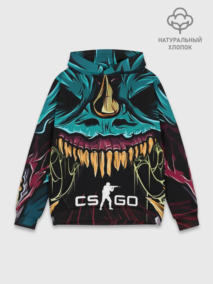 Худи мужской база хлопок / CS GO hyper beast skin