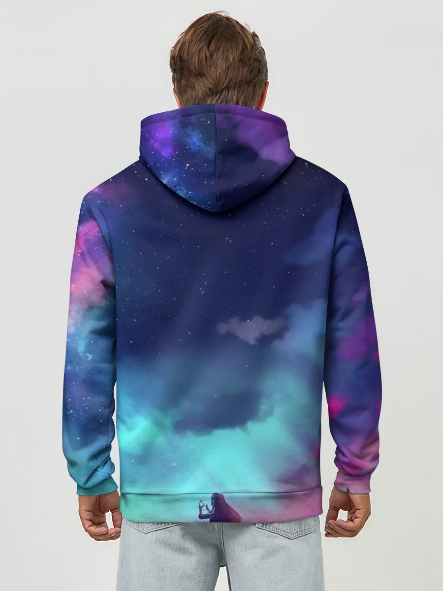 Худи мужской база хлопок / Фейри Тейл рассвет