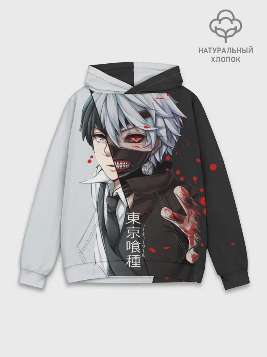 Худи мужской база хлопок / Токийский гуль - Характер