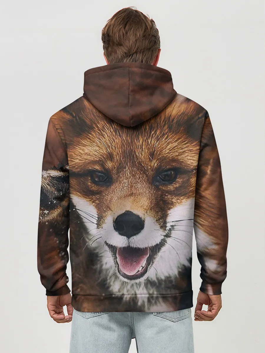 Худи мужской база хлопок / Лисичка