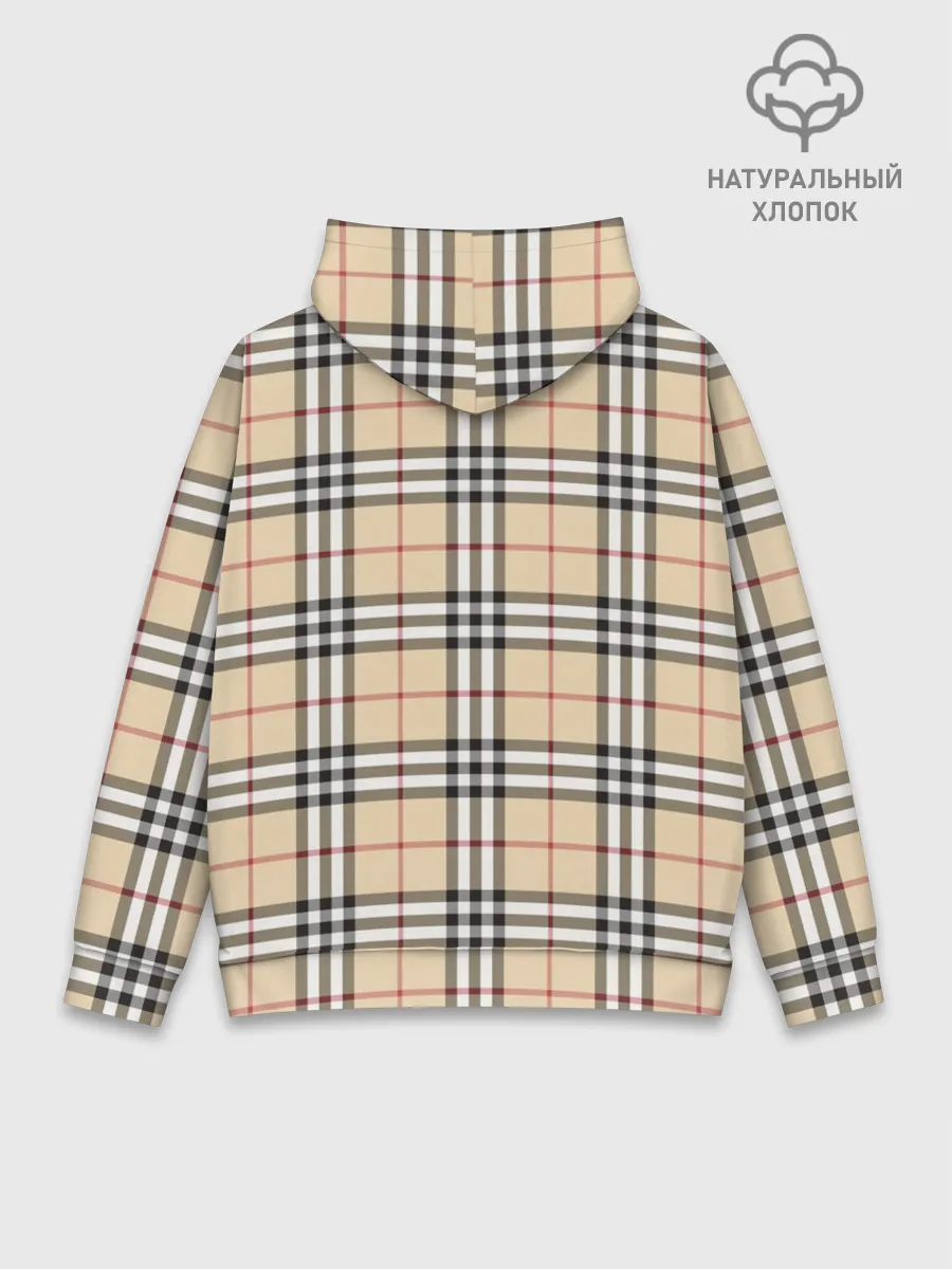 Худи мужской база хлопок / Nova check