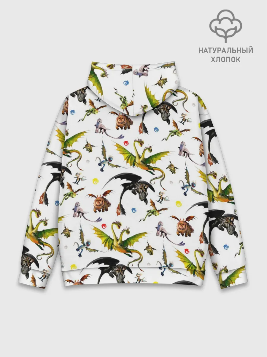 Худи мужской база хлопок / Как приручить дракона