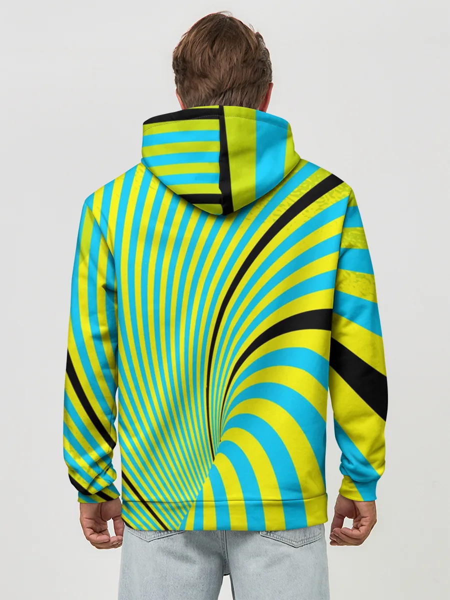 Худи мужской база хлопок / Психоделика