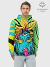 Худи мужской база хлопок / Психоделика