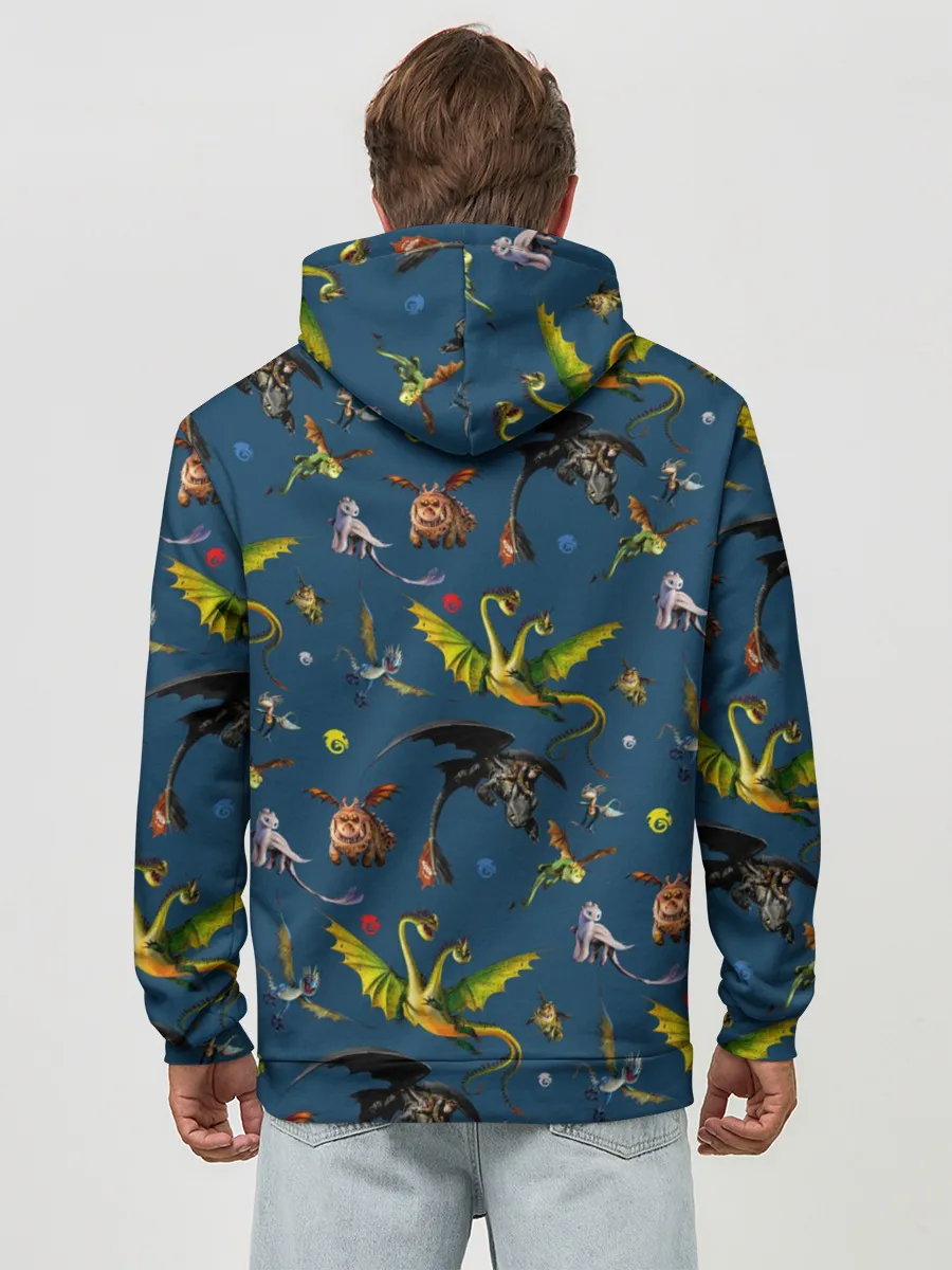 Худи мужской база хлопок / Как приручить дракона