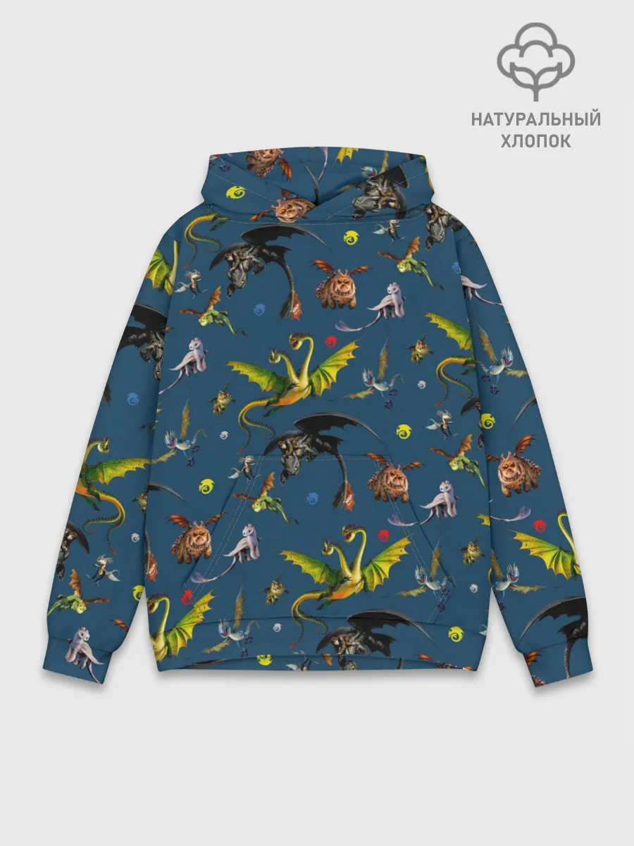 Худи мужской база хлопок / Как приручить дракона