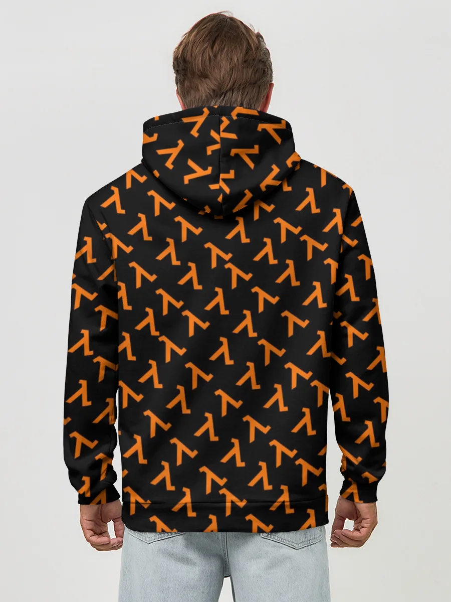 Худи мужской база хлопок / HALF-LIFE