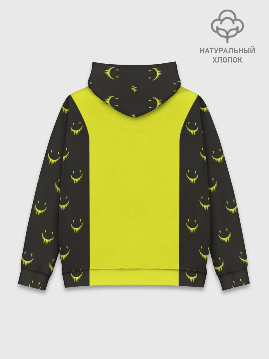 Худи мужской база хлопок / Смайлик