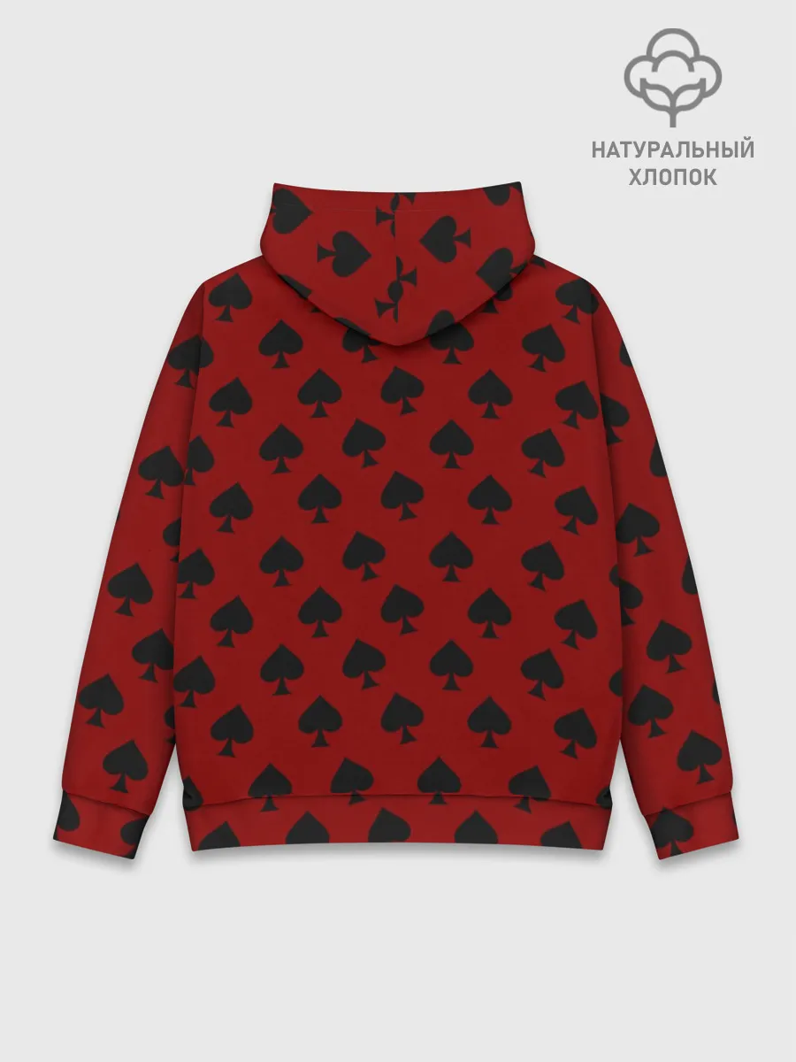 Худи мужской база хлопок / Kakegurui пики на черном