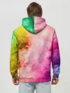 Худи мужской база хлопок / Радужный дым