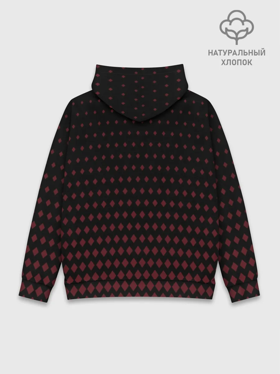 Худи мужской база хлопок / Юмэко Джабами с картами