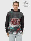 Худи мужской база хлопок / the walking dead glitch