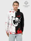 Худи мужской база хлопок / MONOKUMA Blood