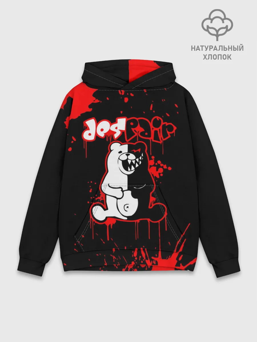 Худи мужской база хлопок / MONOKUMA Despair