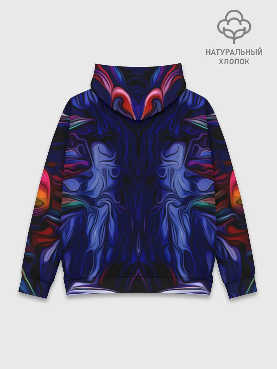 Худи мужской база хлопок / CS GO WAVES SKIN