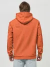 Худи мужской база хлопок / Джоджо хомяк на оранжевом