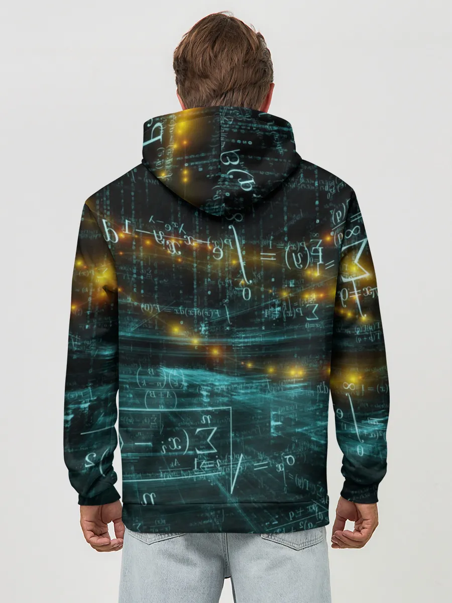 Худи мужской база хлопок / Формулы в пространстве